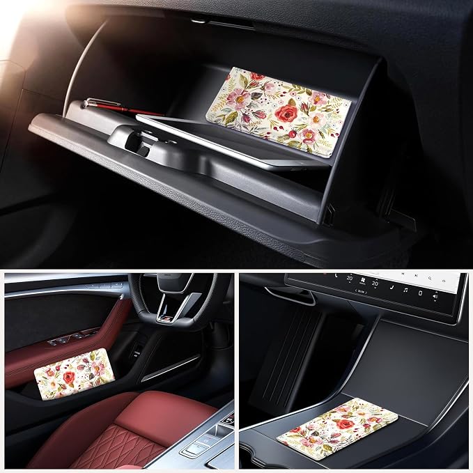 Car Registration and Insurance Holder，Colour Patterns Men Women Car License - Image 7