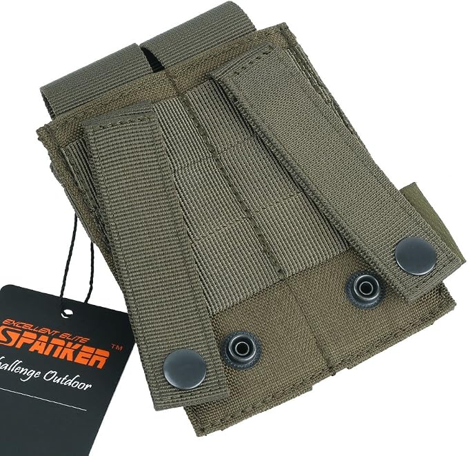 EXCELLENT ELITE SPANKER Molle Single/Double Pistol Mag Pouch Tactical Magazine - Image 6