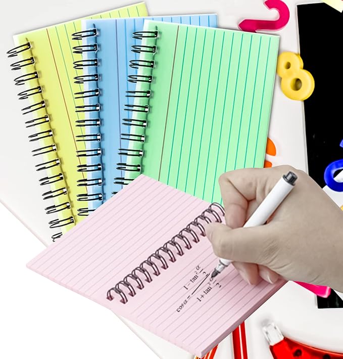 Colorful 500 Pcs Spiral Index Cards 3x5 Inch Flash Cards - Image 5