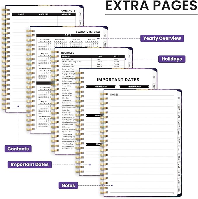 Planner 2026-2027, Monthly and Weekly Academic Planner July 2026 - Image 5