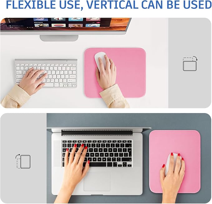 Mouse Pad, Nice and Cute, Splash-Proof Textured, Stitched Edge Non-Slip - Image 2