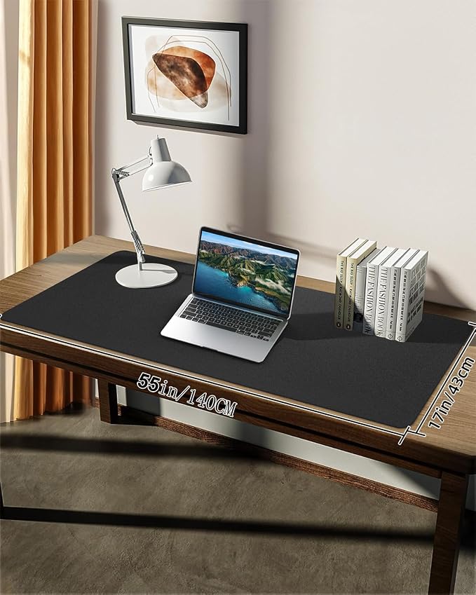 Extra Large Desk mat, Leather Desk Pad Protector, Office Desk Mat, Mouse Pad - Image 7