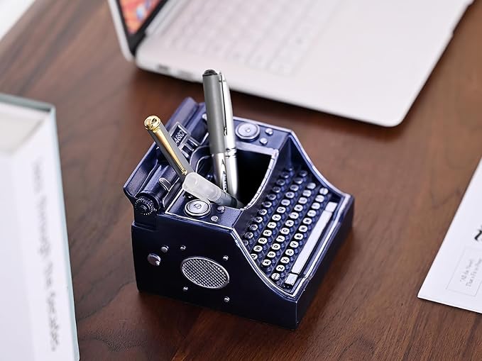 Retro Typewriter Pen Holder Desk Organizers - Image 7