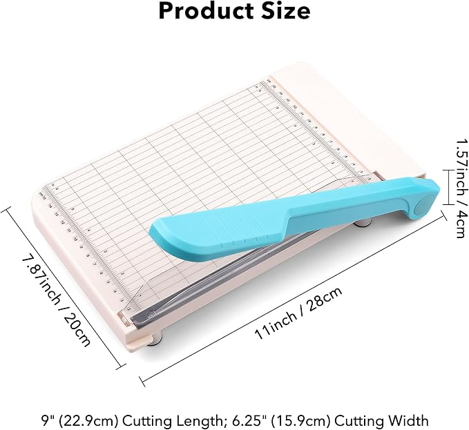 Briartw Professional 9" Guillotine Paper Trimmer & Craft Cutter - Image 2