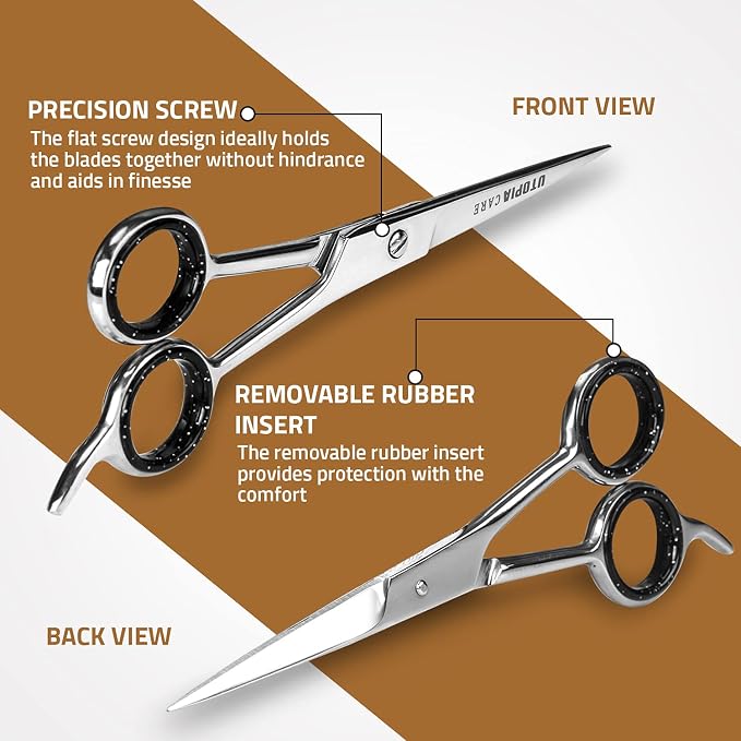 Utopia Care Hair Cutting and Hairdressing Scissors 3.5 Inch, Premium Stainless - Image 3