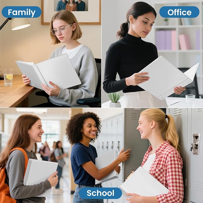 SUNEE 3 Ring Binder 1 Inch 1 Pack - Image 6