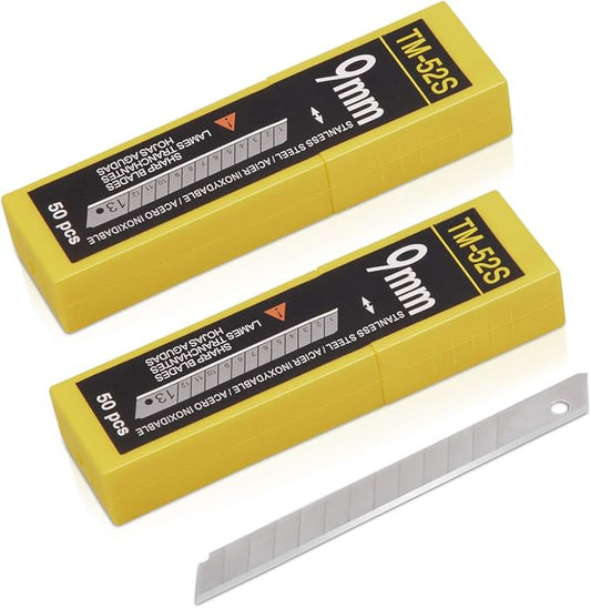 Gomake 9mm Utility Knife Replacement Blades, Snap Off Blades by Gomake