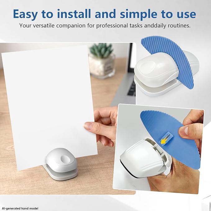 Paper Holder for Typing, Plastic Document Holder for Typing, Compact Paper - Image 6