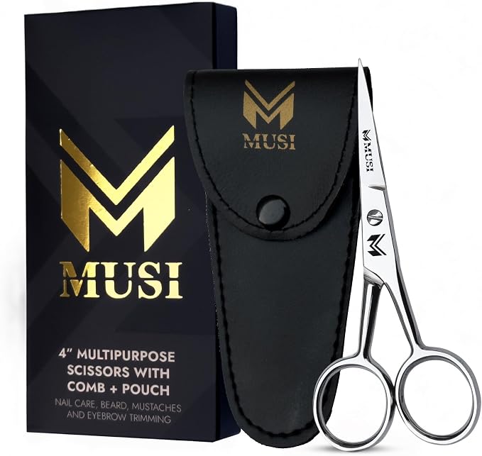 MUSI 4 Inch Eyebrow Scissors by MUSI