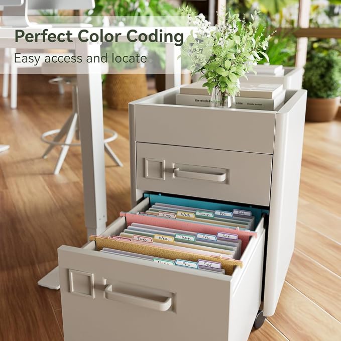 EcoStash 12-Pack Eco-Friendly Wheat Straw Hanging File Folders - Image 3