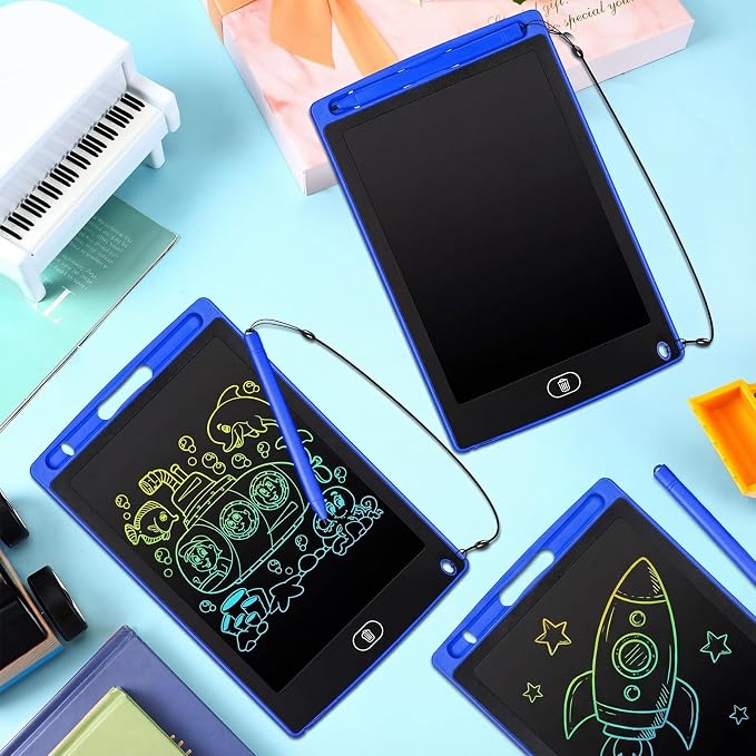 Zhehao 24 Pieces LCD Writing Tablet Doodle Board 8.5 Inch Colorful Reusable - Image 7