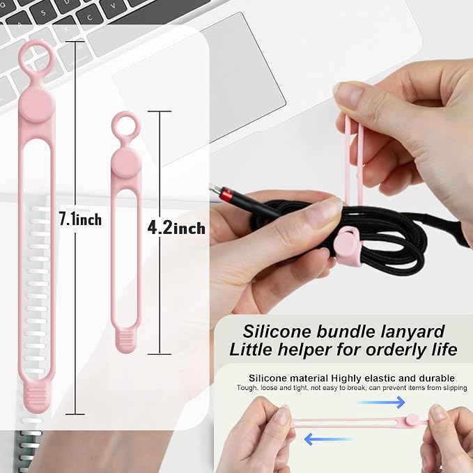 Silicone Cable Ties Cord Organizer - Image 2