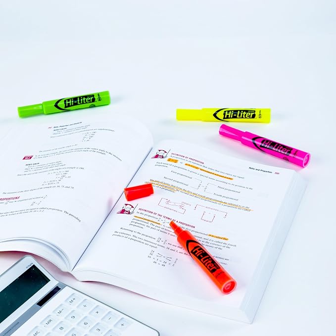 Avery Hi-Liter Desk-Style Highlighters, Smear Safe Ink, Chisel Tip, 4 - Image 7