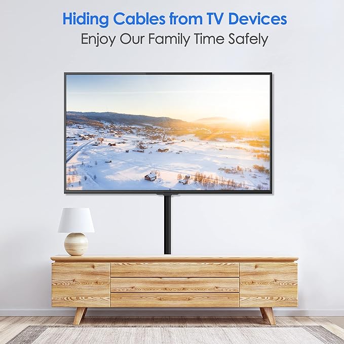 Yecaye 125in Cord Hider, Large Cord Covers - Image 3