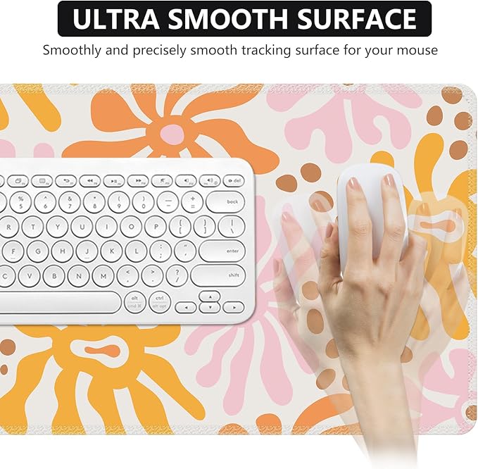 iCasso Desk Matt for Desktop, Cute Desk Pad Mat, XXL Large Mouse Pad, Anti-Slip - Image 5