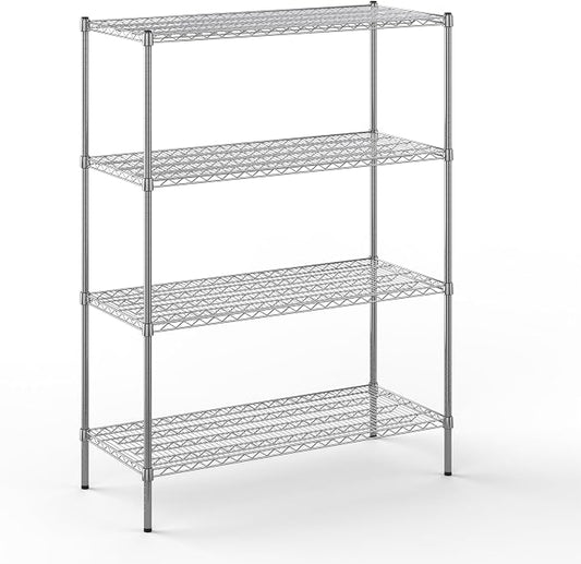 Regal Altair 21" Deep x 48" Wide x 64" Height Wire Shelving Kit | 4-Tier | NSF by Regal+Altair
