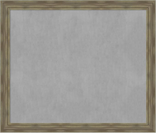 Amanti Art Grey Framed Magnetic Board 46x54 Oversize Vision Board by AmantiArt