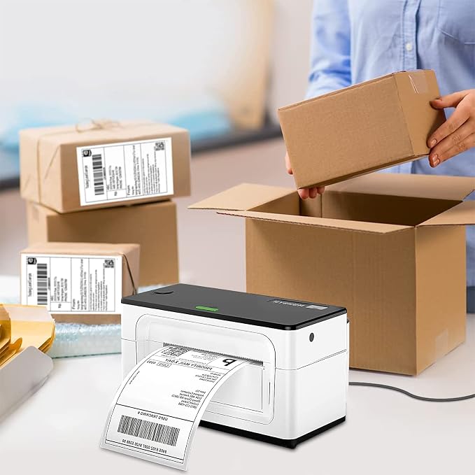 RyhamPaper 4" x 6" Direct Thermal Fanfold Labels - Image 2