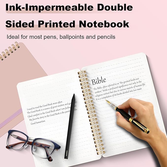 4 PCS Small Spiral Notebook 5x7, Spiral Journal Notebook, Notebooks - Image 5