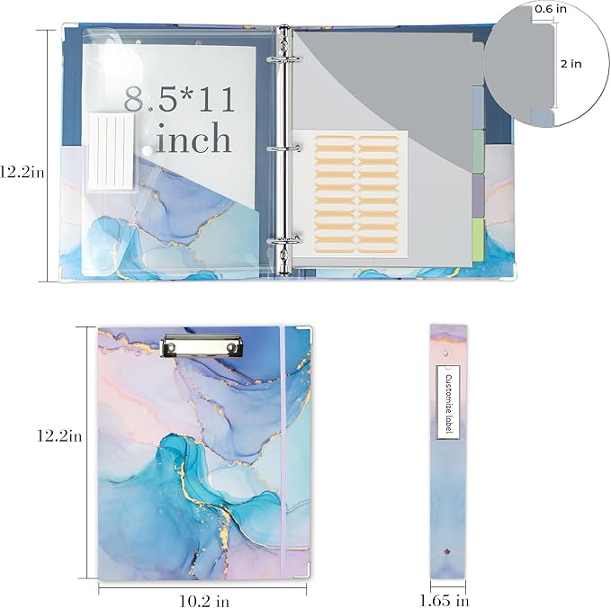 1 Inch 3 Ring Binder Organizer - Image 6