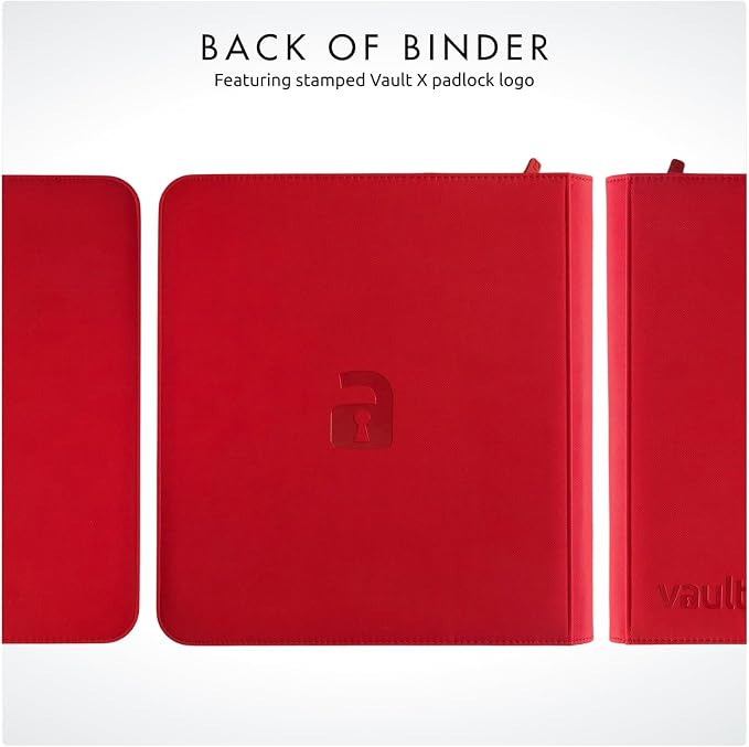 Vault X 12 Pocket Zip Binder, 480 Cards, Exo-Tec Material, 20 Side-Loading Pages - Image 8