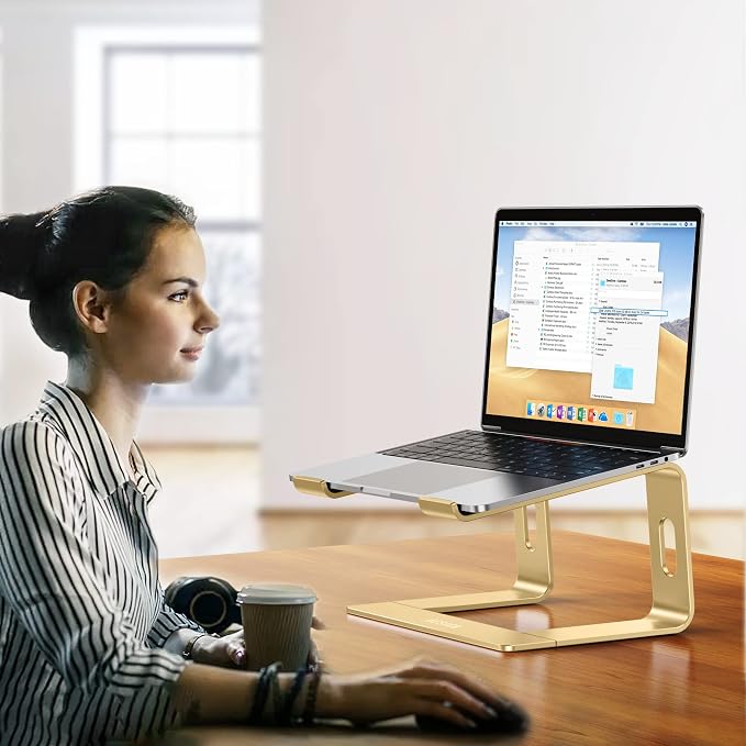 BESIGN LS03 Aluminum Laptop Stand, Ergonomic Detachable Computer Stand - Image 7