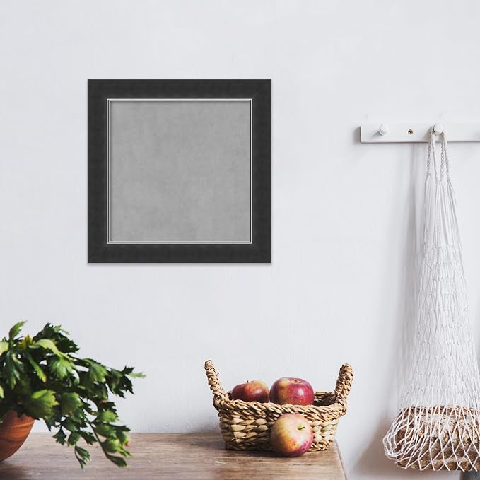 Amanti Art Black Framed Magnetic Board 15x15 X-Small Vision Board - Image 5