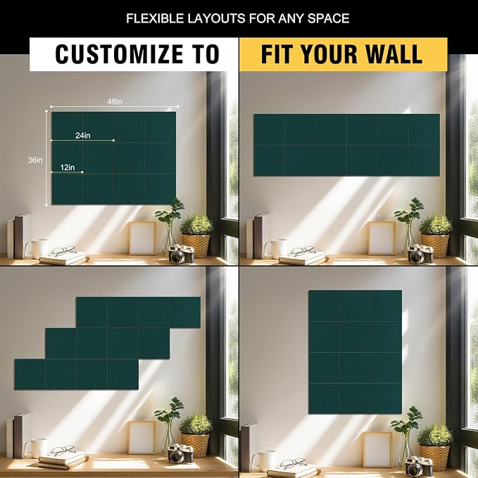 TSJOFFICE Large Cork Board for Wall - Image 2