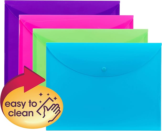 Smead, Poly Envelopes Plastic Folders, File Folders - Image 5