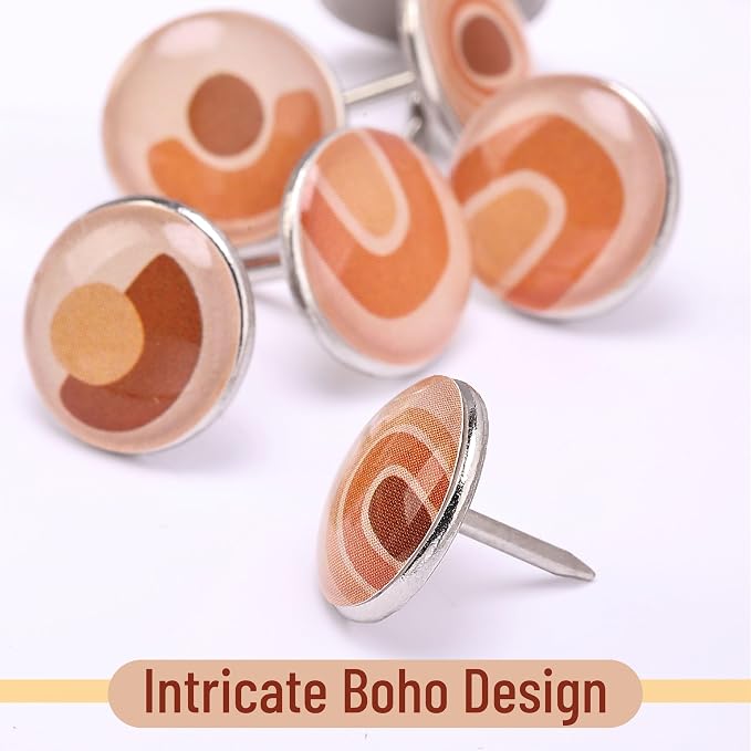 Mr. Pen- Decorative Push Pins, 8 Unique Designs, Boho Theme | Cute Push Pins - Image 6