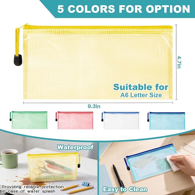 Mesh Zipper Pouch Bags - Image 5