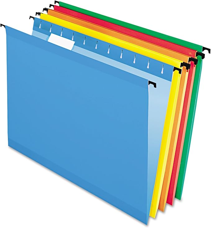 Pendaflex SureHook Reinforced Hanging Folders, Letter Size, 1/5 Cut by TOPSProducts