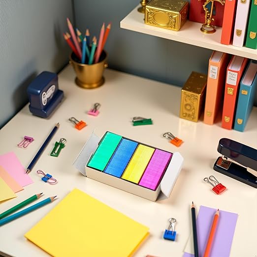 Mini Color Staples DIY Shop Stapler Refills Standard Book Staples Office Office - Image 3