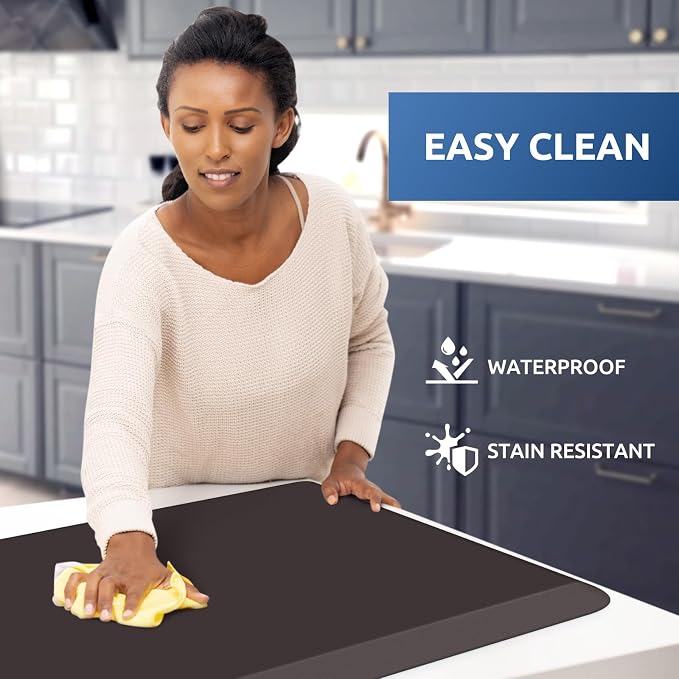 KitchenClouds Kitchen Mat Cushioned Anti Fatigue Rug 20"x39" Water Resistant - Image 3