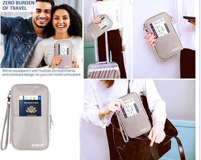 Multifunctional, Valuable Practical, RFID Family Passport Holder, Travel Wallet - Image 8