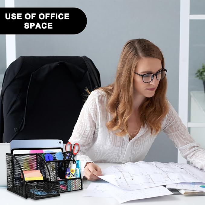 Mesh Desk Organizer, Desktop Organizer - Image 6