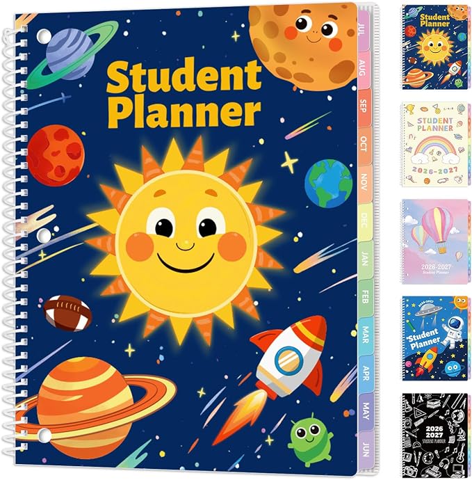 SUNEE Elementary Student Planner 2026-2027, Academic Year Jul. 2026 by SUNEE