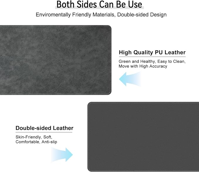 Imitation Crazy Horse Leather Desk Mat - Image 3