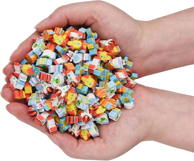 300PCS Mini Cute Pencil Erasers by QDXATIVP
