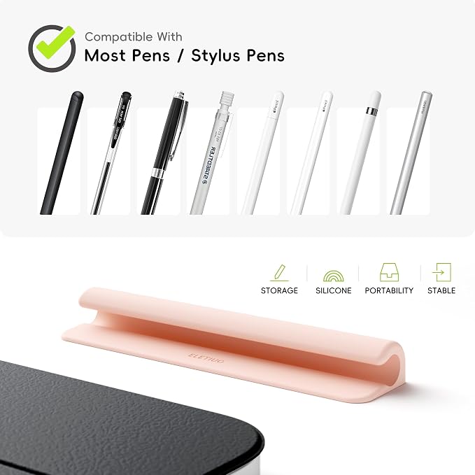 ELETIUO 3 Pack Silicone Pencil Holder Sleeve, Compatible - Image 2