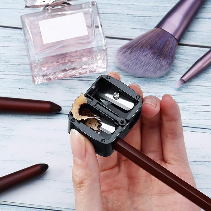 Chuangdi 5 Pack Makeup Pencil Sharpener Plastic Lip Liner Pencil Eyeliner - Image 3
