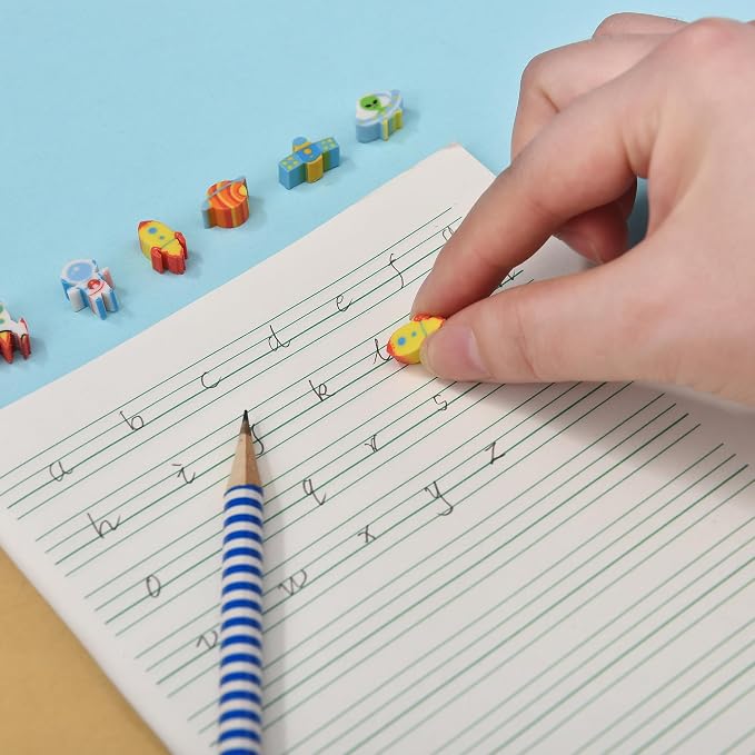 300PCS Mini Cute Pencil Erasers - Image 5