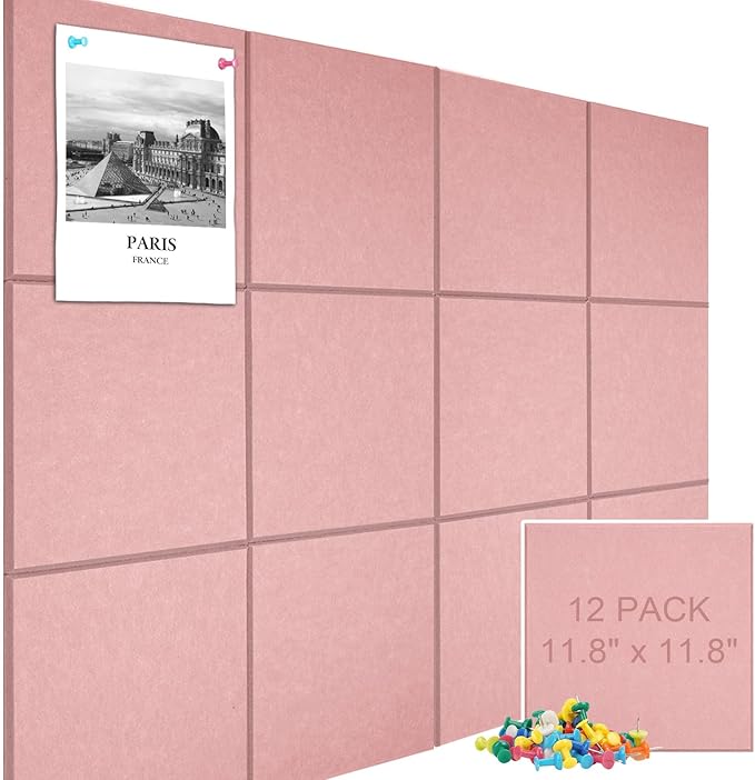 Large Cork Board Alternative 48" X 36" Bulletin Board by Hrrtyueg