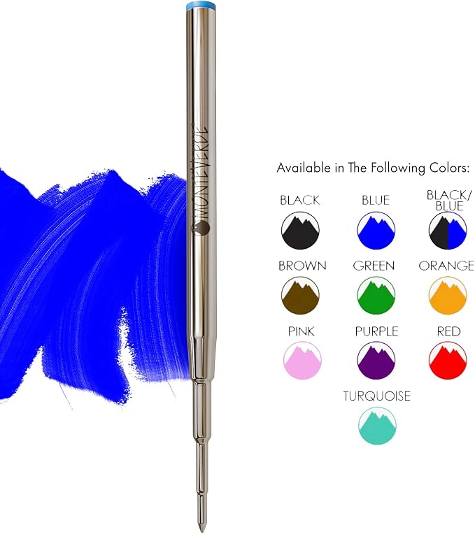 Monteverde USA Capless Ceramic Gel Refills to Fit Montblanc Ballpoint Pens - Image 4