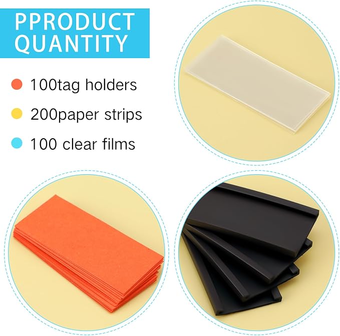 Seajan Magnetic Label Holders Channel Cardholders Magnetic Name Plate Tags - Image 5
