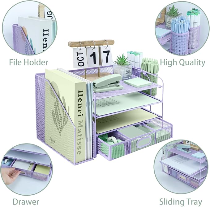 4 Tier Desk File Organiser - Image 3