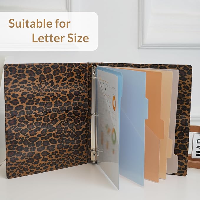SKYDUE 1 Inch 3-Ring Binder - Image 4