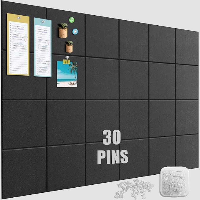 Large Felt Cork Board Alternative by TSJHOME