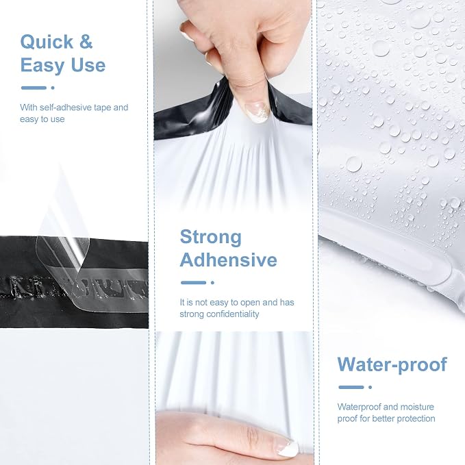Metronic Poly Mailers 14.5x19 200 Pcs | Large Shipping Bags - Image 3