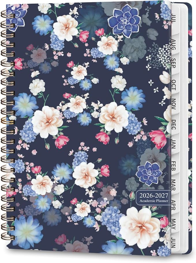 Planner 2026-2027, Weekly and Monthly Academic Planner, July 2026 by VALOME